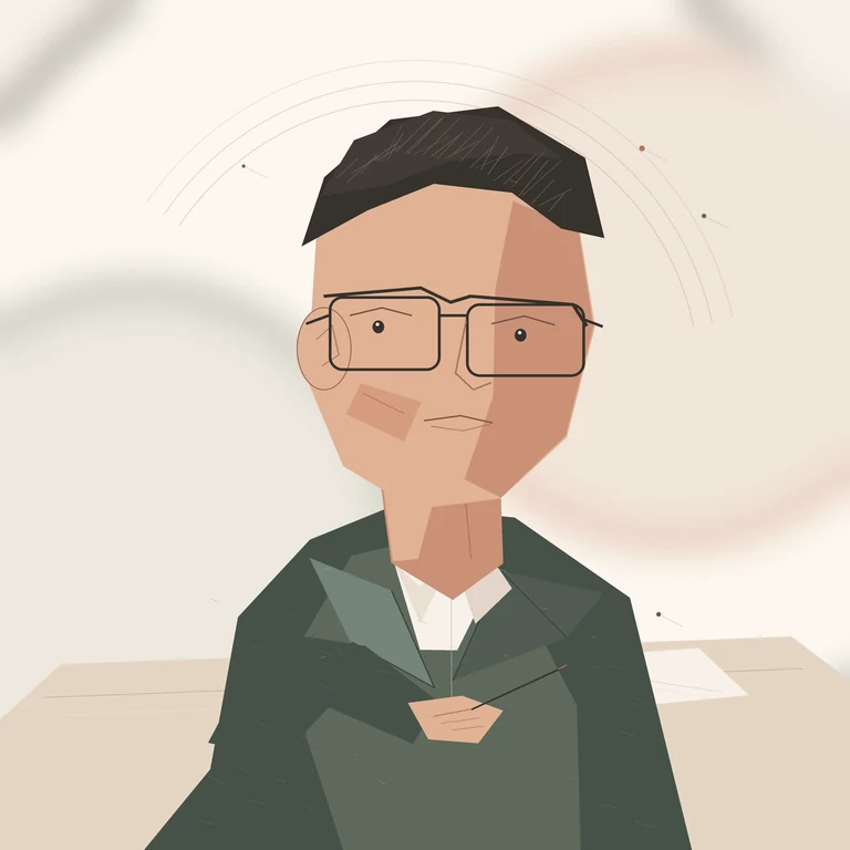 Leo Li 的编辑化人物插画头像